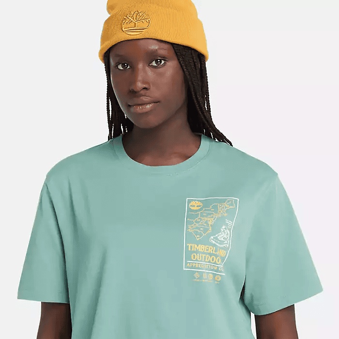 Timberland Women’s Short Sleeve Cropped T-Shirt